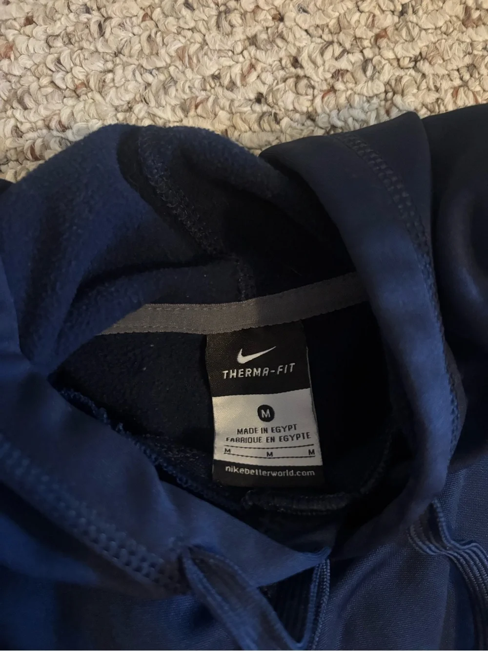 Nike Navy Blue Yankees Baseball Pullover Hoodie